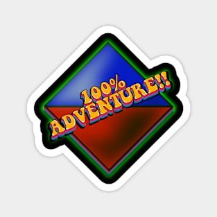 100% Adventure Magnet