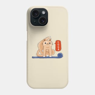 Cat and yoga Phone Case