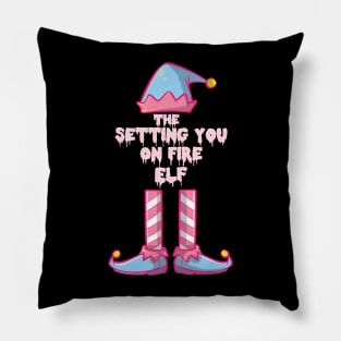 Pastel Goth Christmas Elf Kawaii Gothic Sarcastic Eboy Egirl Pillow