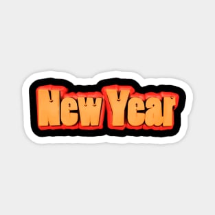 New Year Magnet