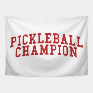 Pickleball Champion (red) Tapestry