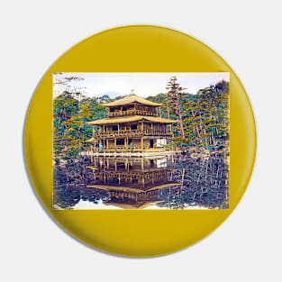 Kinkaku-ji, Temple of the Golden Pavilion, Kyoto, Japan 1865 Pin