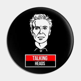 Talking Heads Pin