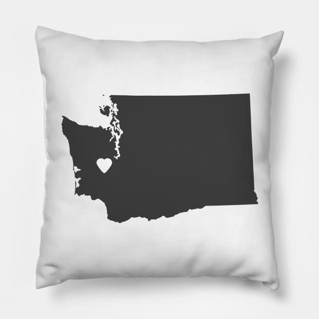 Washington Love Pillow by juniperandspruce