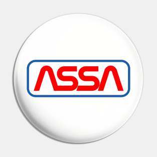 ASSA Worm Logo Pin