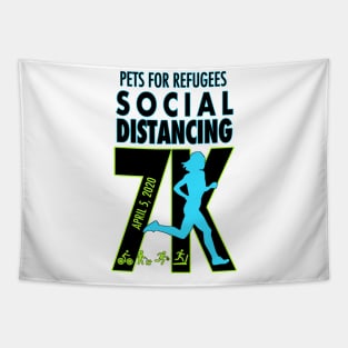 Pets for Refugees Social Distancing 7K T-shirt Tapestry