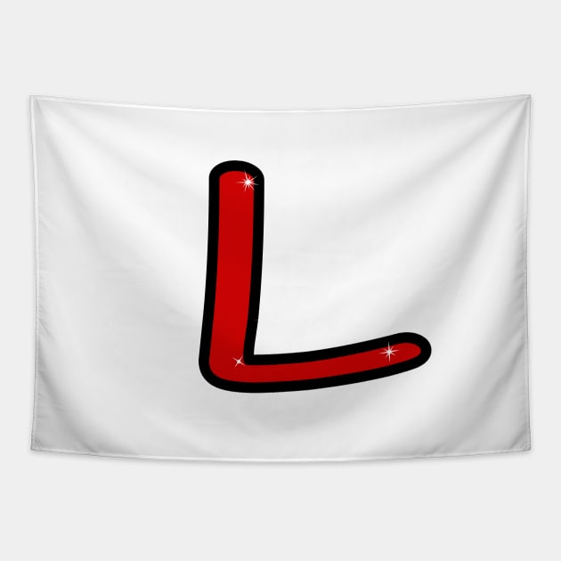 Letter L. Name with letter L. Personalized gift. Abbreviation. Abbreviation. Lettering Tapestry by grafinya