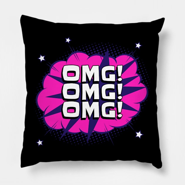 Omg! Pillow by YYMMDD-STORE