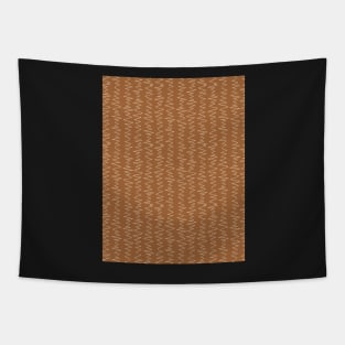 Caramel and Cream Zigzag Tapestry