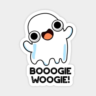 Booogie Woogie Funny Music Ghost Pun Magnet