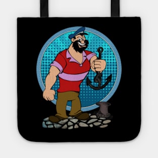 Popeyes Sea Adventures Commemorate the Sailors Epic Quests and Hilarious Antics with this Cartoon Tote