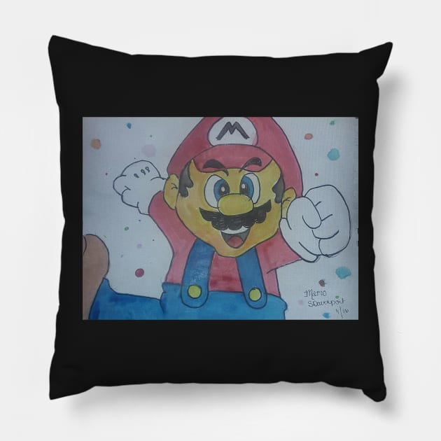 super brother Pillow by stephaniedport