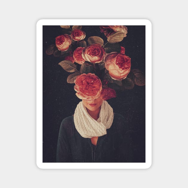 The Smile Of Roses Magnet by FrankMoth