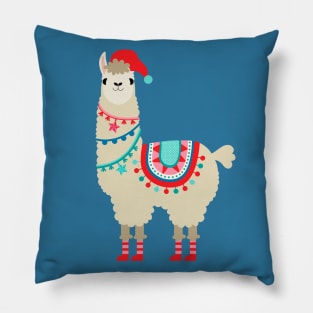 Christmas llama Pillow