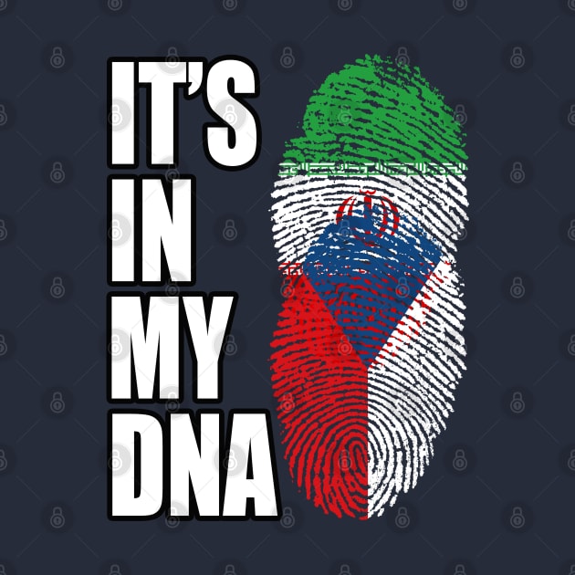 Iranian And Czech Mix Heritage DNA Flag by Just Rep It!!