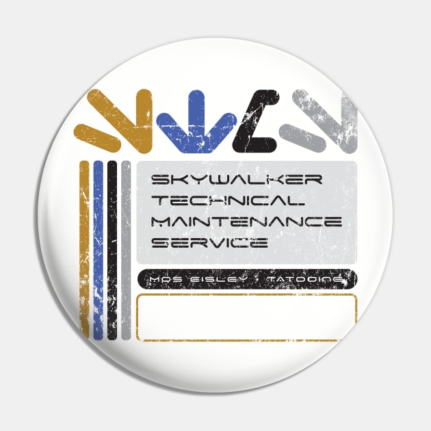 Skywalker Technical Maintenance Service Pin by MindsparkCreative