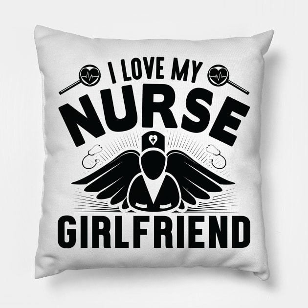 I love nurse girlfriend Pillow by mohamadbaradai