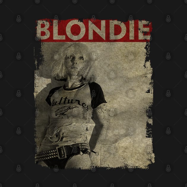 TEXTURE ART-Blondie - RETRO STYLE 4 by ZiziVintage