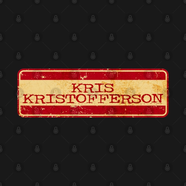 Retro Text - KRIS KRISTOFFERSON by Jurou