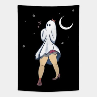 Boo Girl Tapestry