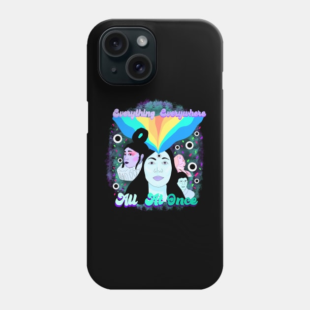 Everything Everywhere All At Once Phone Case by SchlockHorror