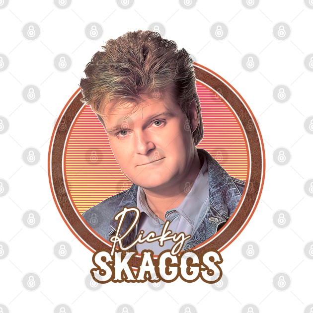 Ricky Skaggs \ Retro Style Fan Design by DankFutura