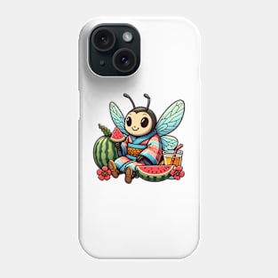 Watermelon bee Phone Case