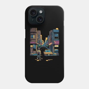 Welcome Street Pixel Art Phone Case