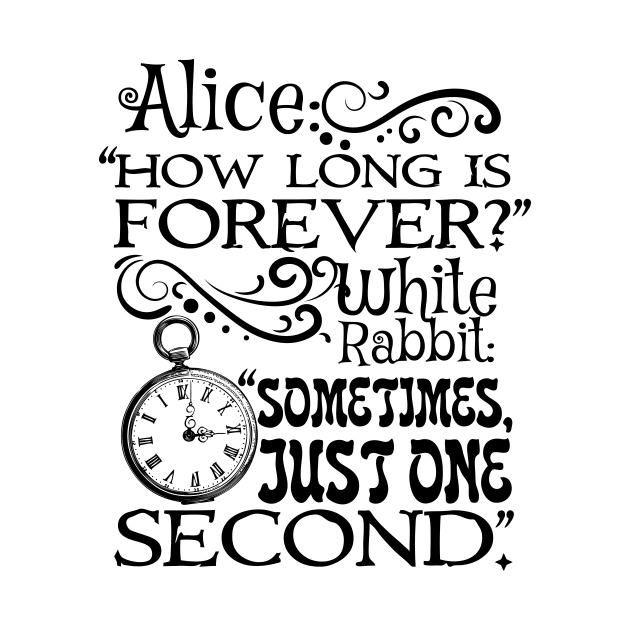 How long is forever? Alice in Wonderland quote by stylecomfy