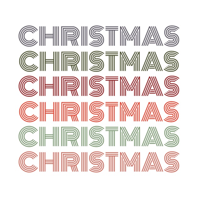 Retro Christmas Sign Vintage Font Aesthetic by retroyule