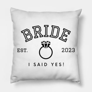 Bride Team Jersey- Part of a Matching Set Pillow