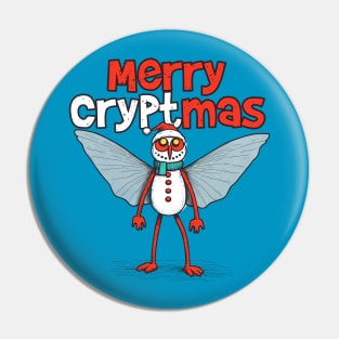 Merry Mothmas? It's Cryptmas! Pin