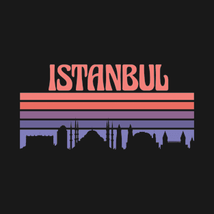 Istanbul City Skyline Sunset T-Shirt