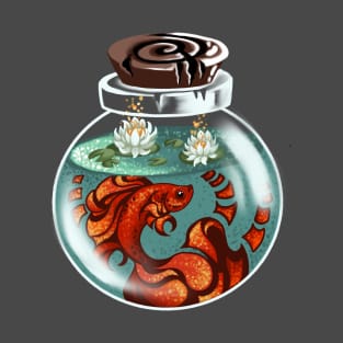 Red Emblem Beta Fish Potion T-Shirt