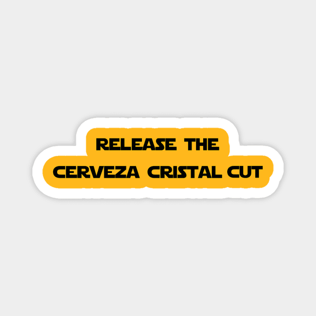 Release the Cerveza Cristal Cut Magnet by flopculture