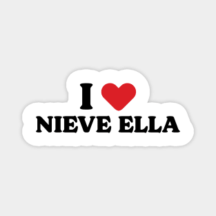 I Heart Nieve Ella v2 Magnet