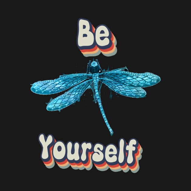 Be yourself quote design by SantinoTaylor