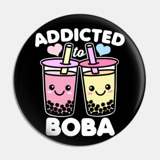 Addicted To Boba Pin