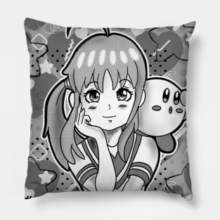 Anime cute girl 2 Pillow