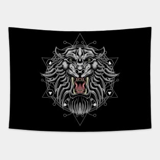 white lion Tapestry