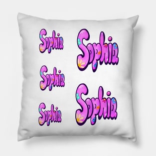 Sophia 5 pack The top 10 best personaIized custom name gift ideas for girls and women named Sophia Pillow