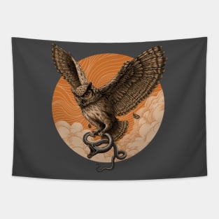 Owl and Snake Tapestry