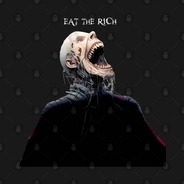 Eat The Rich 1: Working Toward a Level Playing Field for ALL on a Dark Background by Puff Sumo