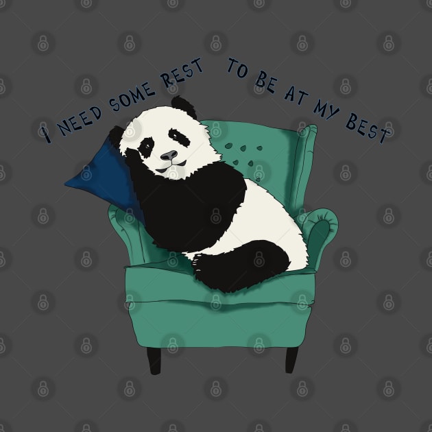 PANDA ARMCHAIR REST BEST SLEEP KIDS TIRED by BeautyMoment