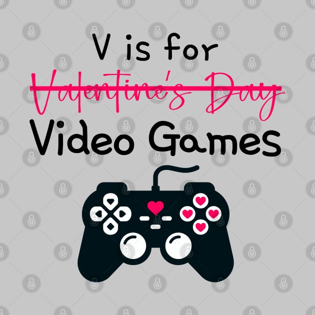 V is for Video Games by KayBee Gift Shop