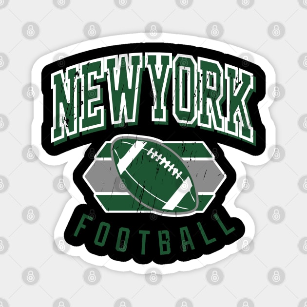 New York Football Vintage Magnet by funandgames