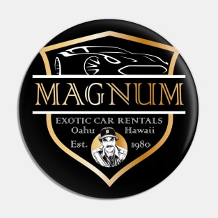 Magnum Exotic Car Rental Pin