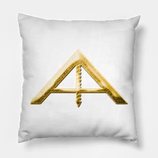 Freemasonry - Jewel of Senior Warden for Blue Lodge Pillow