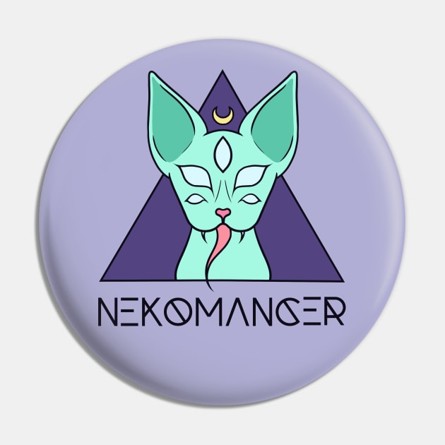 Nekomancer Pin by Purplehate