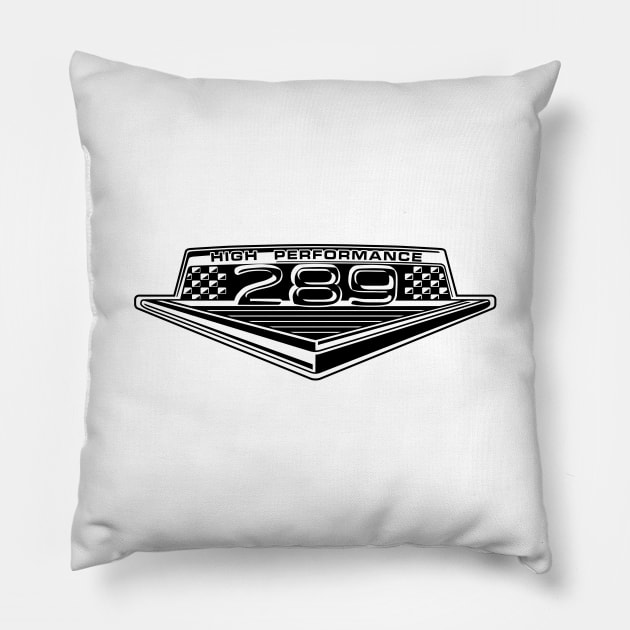 Vintage Ford Hi Po 289 by Buck tee Pillow by Buck Tee